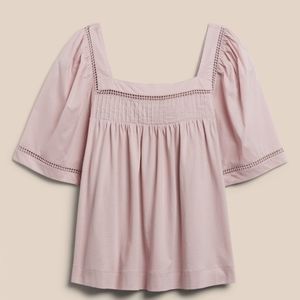 Petite Medium Rose Knit Top from Banana Republic Factory